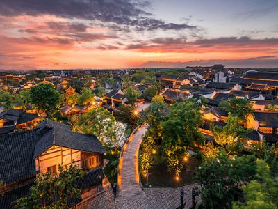 【魅力江南經典雙古鎮】濮院時尚古鎮烏鎮漫步西湖蠡湖濕地公園文化交流考察5日(吉祥航空)
